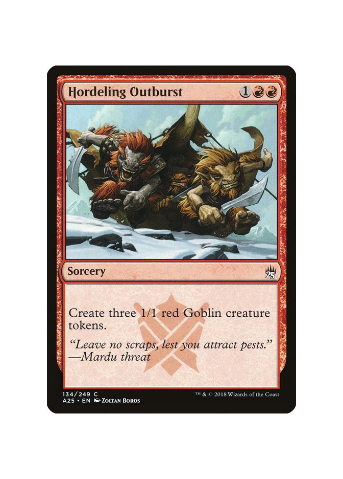 Hordeling Outburst - Foil