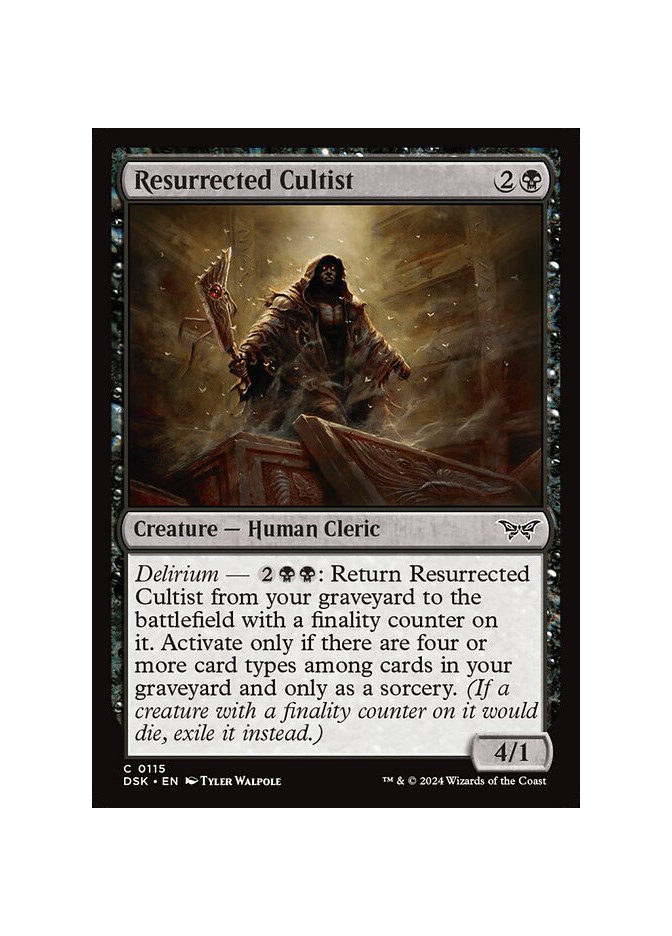 Resurrected Cultist - Foil