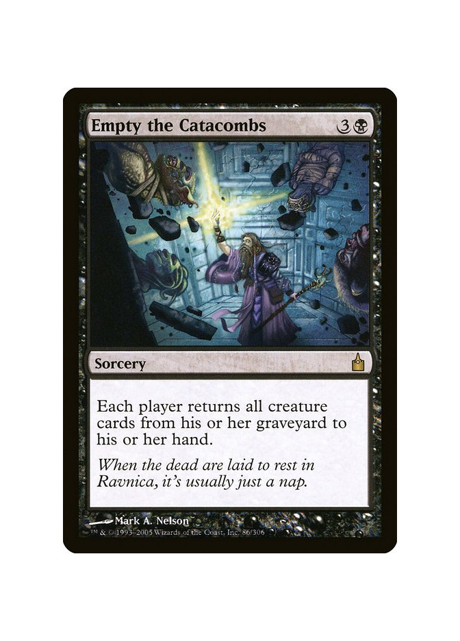 Empty the Catacombs - Foil