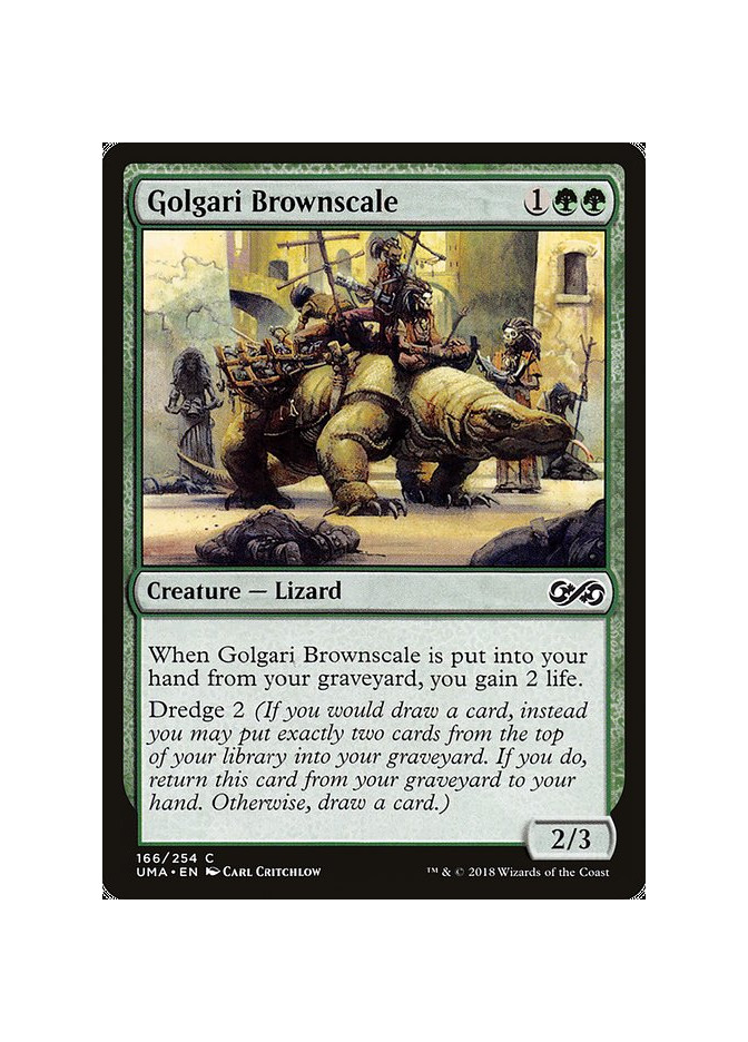 Golgari Brownscale - Foil