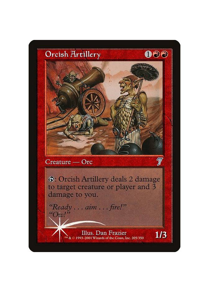 Orcish Artillery - Foil