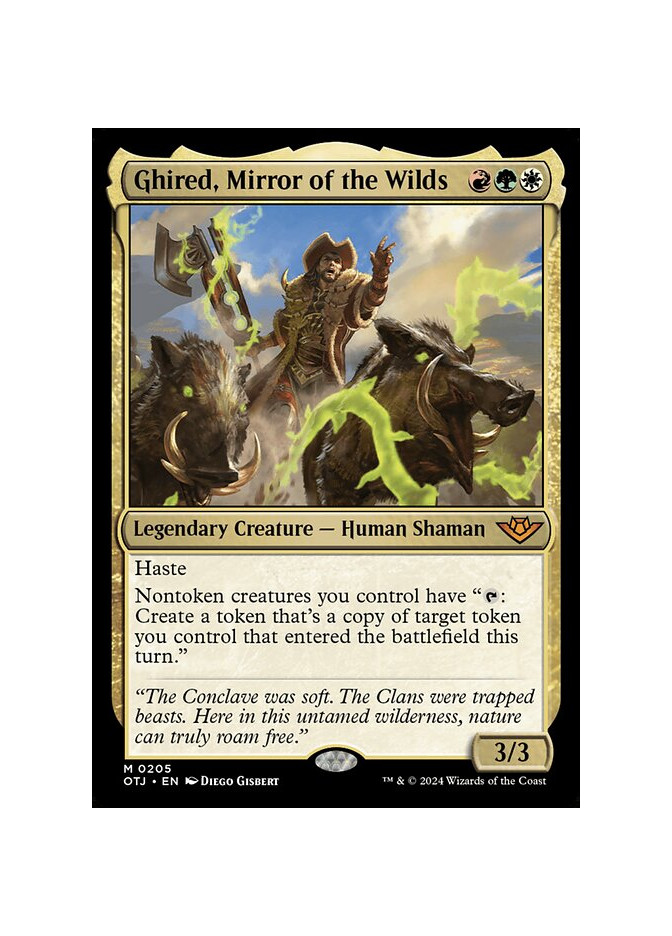 Ghired, Mirror of the Wilds - Foil
