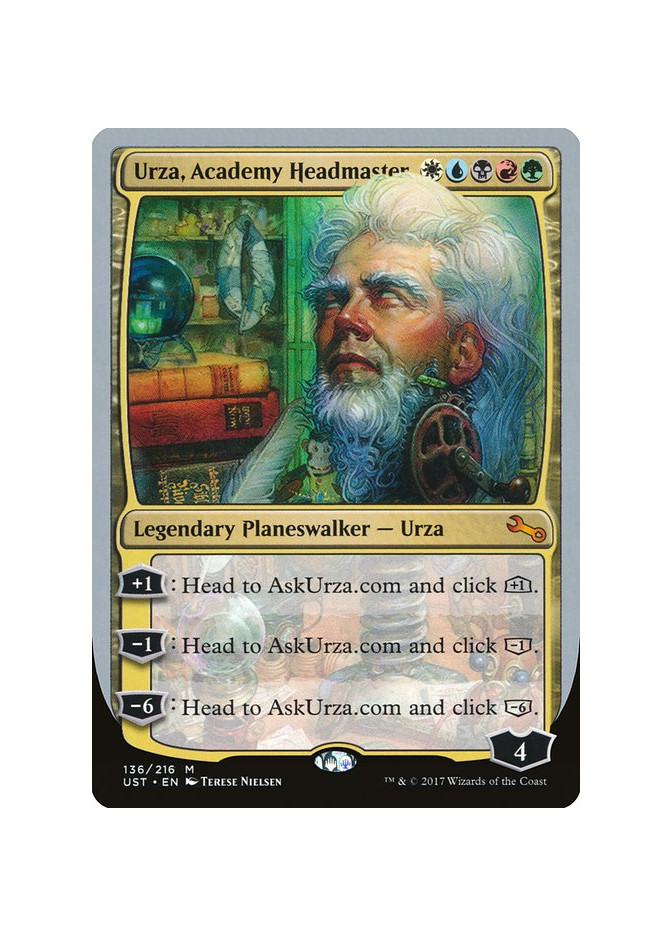 Urza, Academy Headmaster