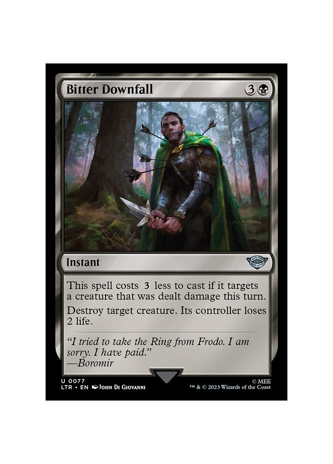 Bitter Downfall - Foil