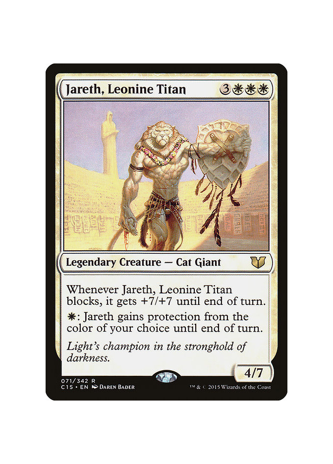 Jareth, Leonine Titan
