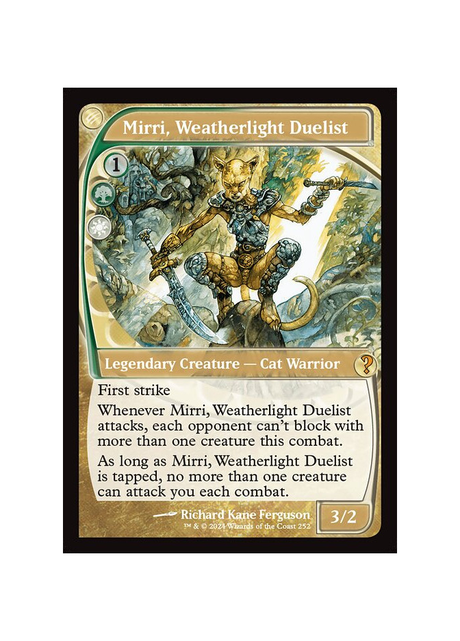 Mirri, Weatherlight Duelist - Foil