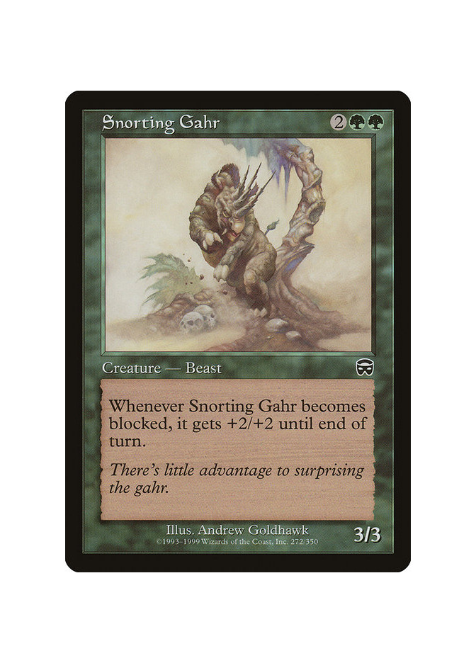 Snorting Gahr - Foil