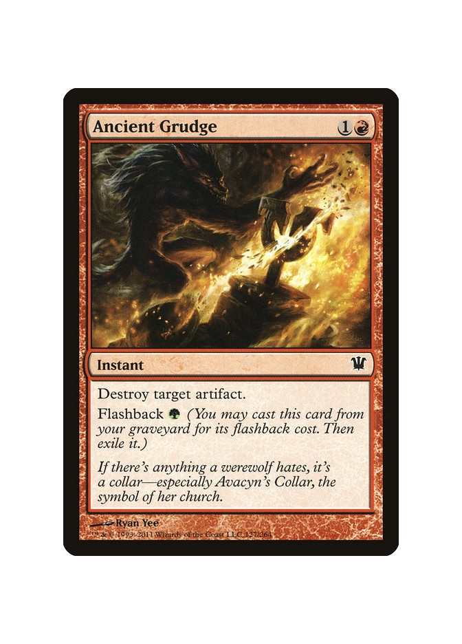 Ancient Grudge - Foil