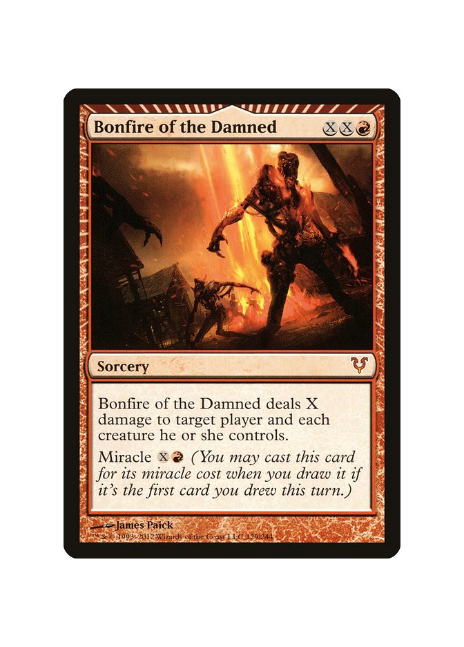 Bonfire of the Damned - Foil