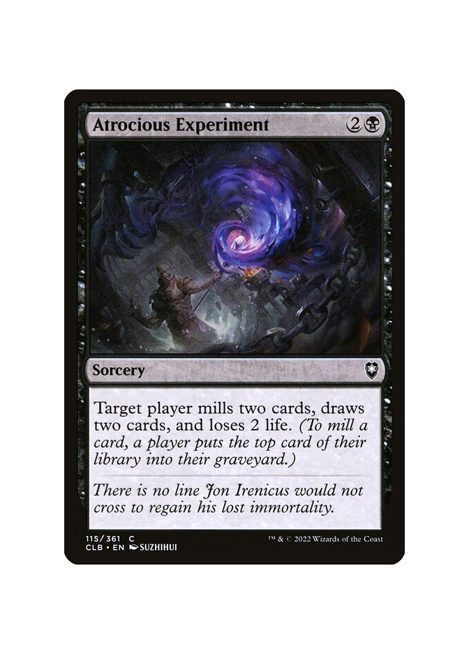 Atrocious Experiment - Foil