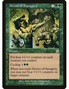 Decree of Savagery - Foil
