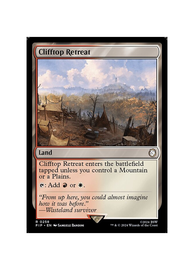 Clifftop Retreat - Foil