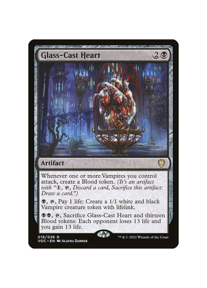 Glass-Cast Heart