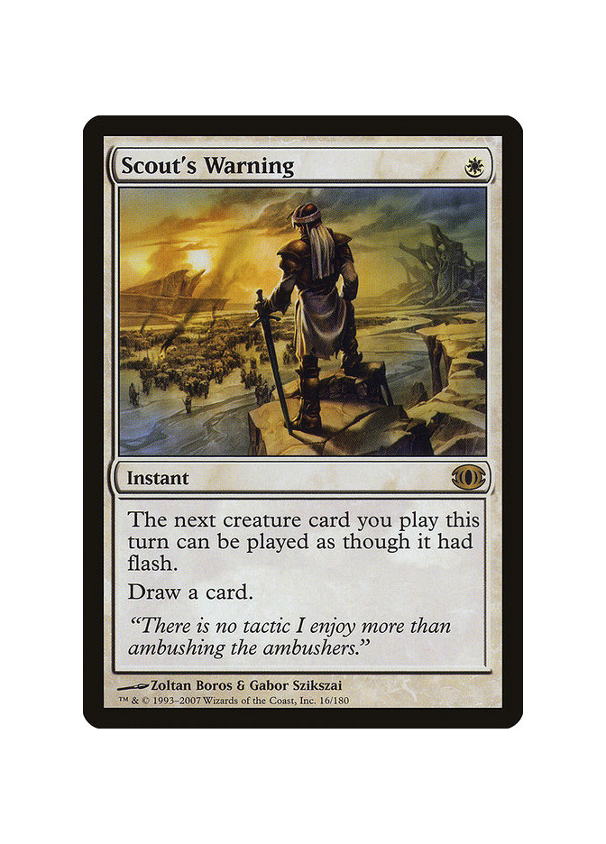 Scout's Warning