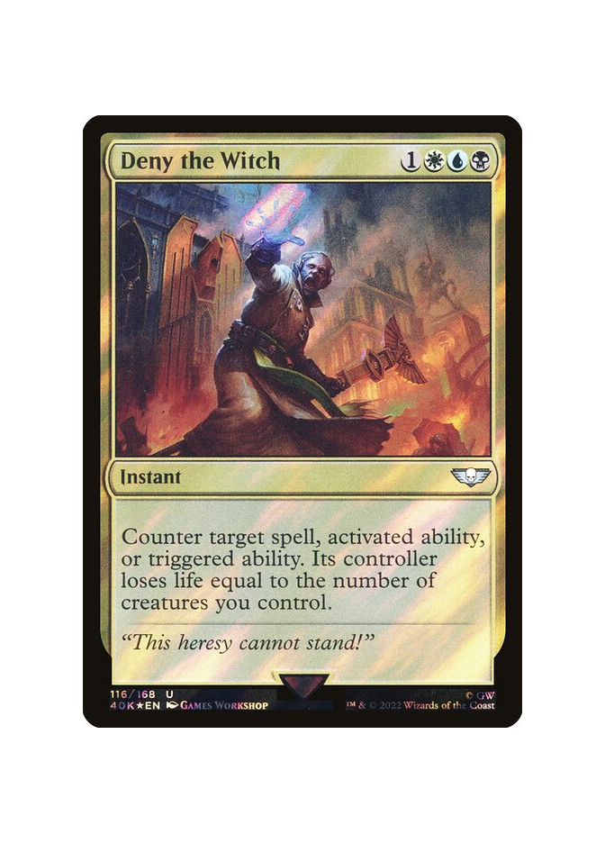 Deny the Witch - Foil