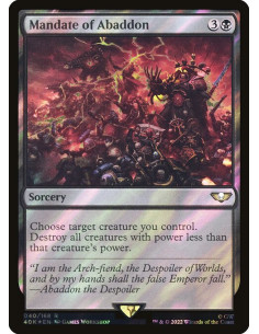 Mandate of Abaddon - Foil