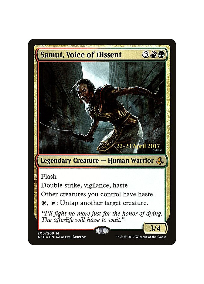 Samut, Voice of Dissent - Foil