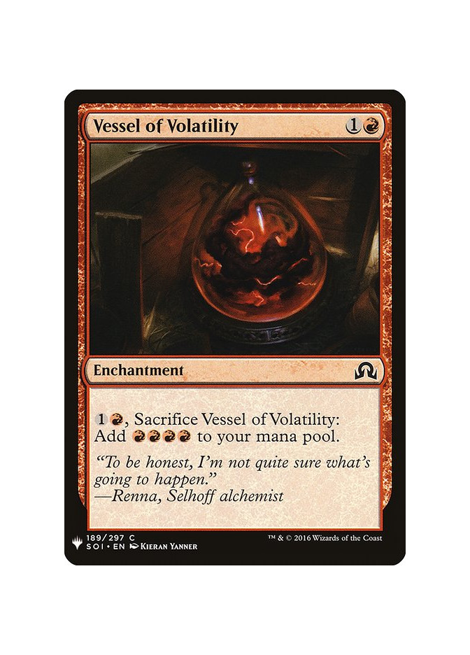 Vessel of Volatility