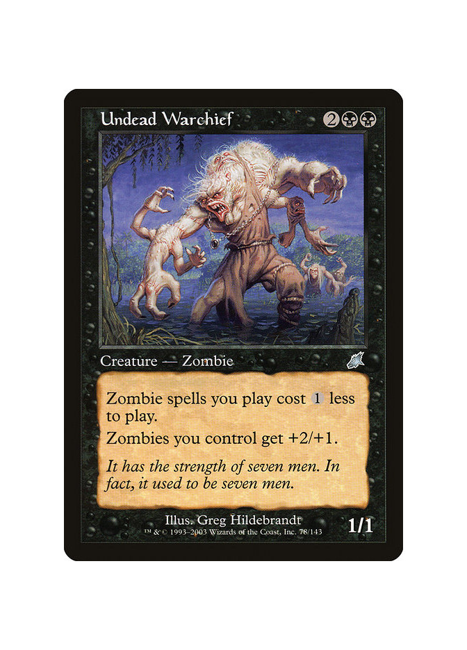 Undead Warchief - Foil