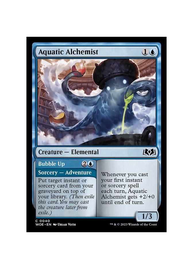 Aquatic Alchemist // Bubble Up - Foil