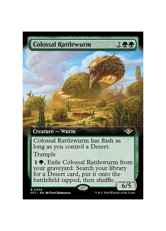 Colossal Rattlewurm - Foil