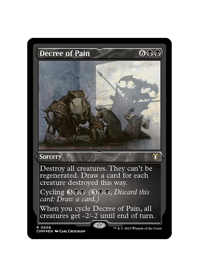 Decree of Pain - Foil