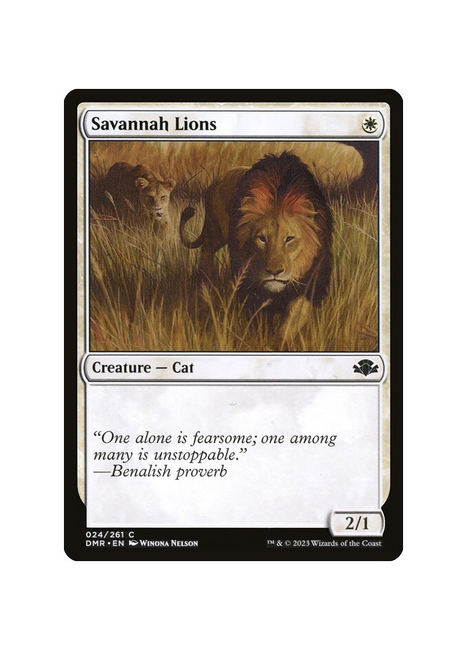 Savannah Lions - Foil