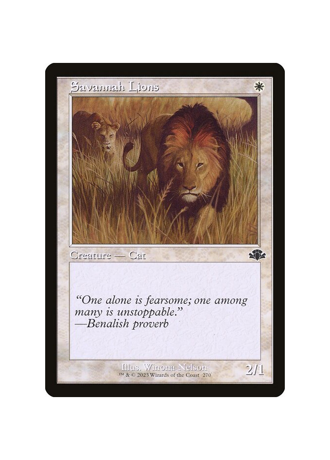 Savannah Lions - Foil