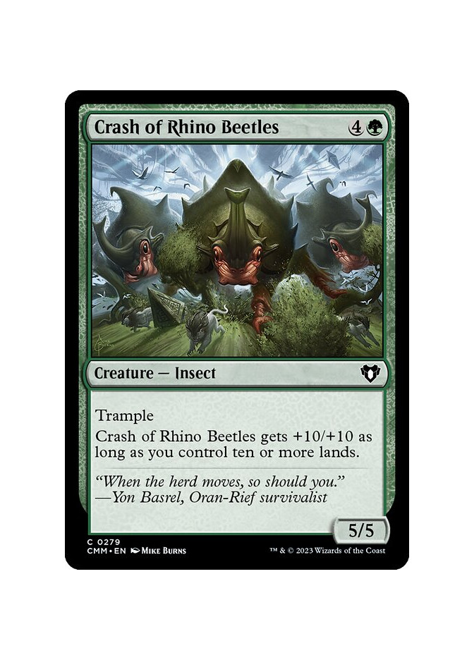 Crash of Rhino Beetles - Foil