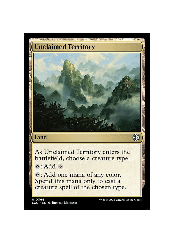 Unclaimed Territory