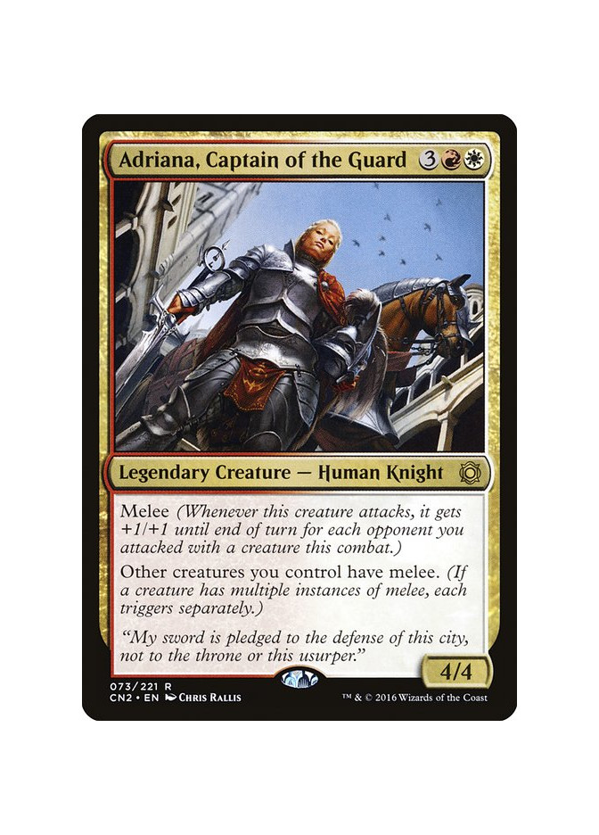 Adriana, Captain of the Guard - Foil