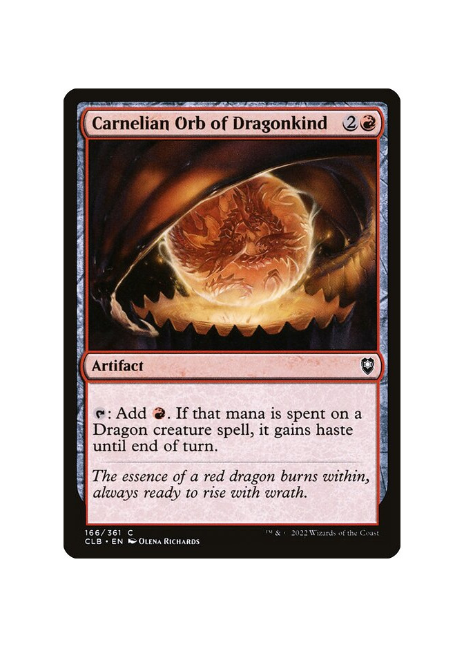 Carnelian Orb of Dragonkind - Foil