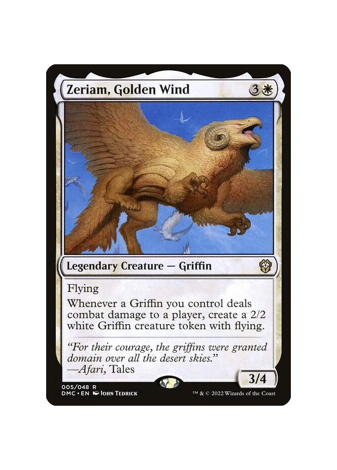 Zeriam, Golden Wind