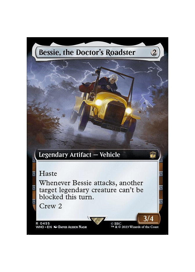 Bessie, the Doctor's Roadster - Foil