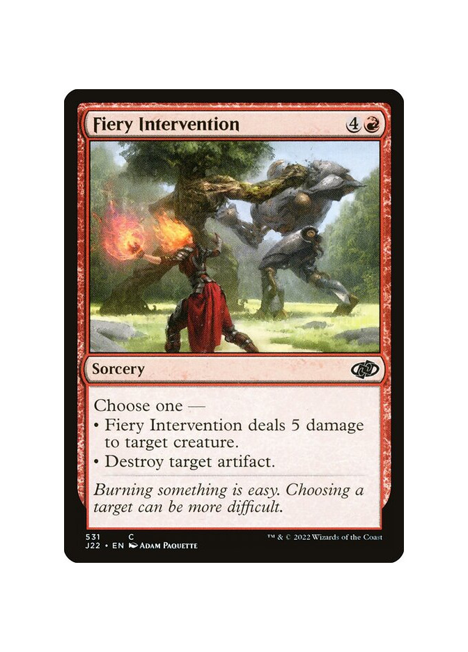 Fiery Intervention