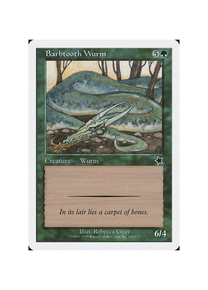 Barbtooth Wurm