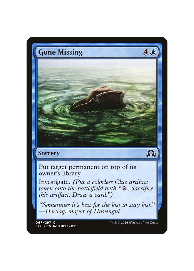 Gone Missing - Foil