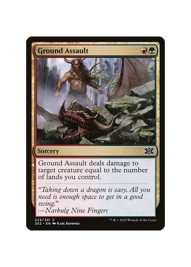 Ground Assault - Foil