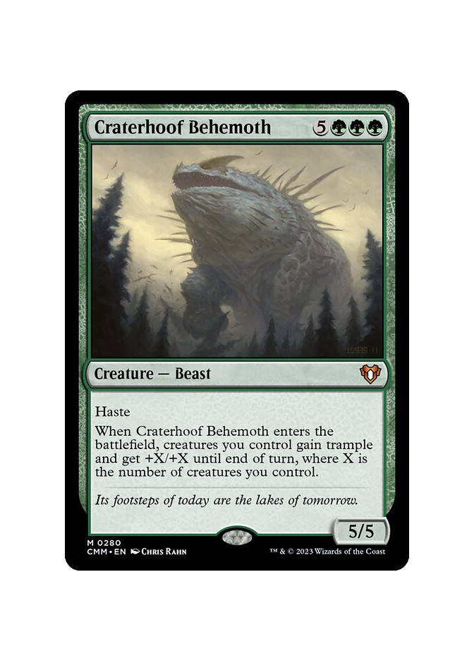 Craterhoof Behemoth - Foil