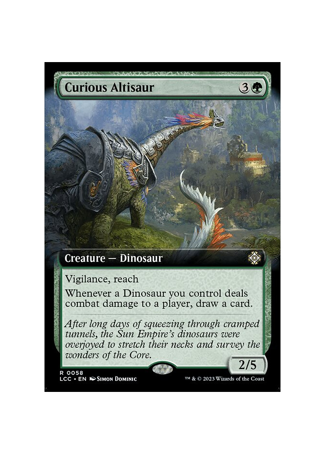 Curious Altisaur