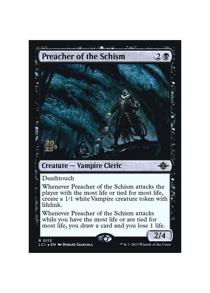 Preacher of the Schism - Foil