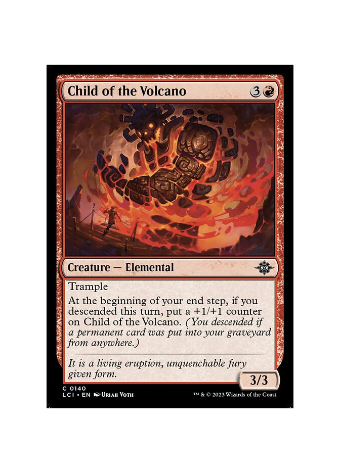 Child of the Volcano - Foil