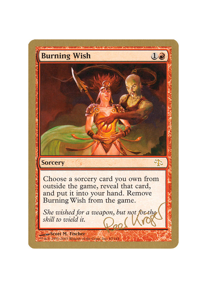 Burning Wish