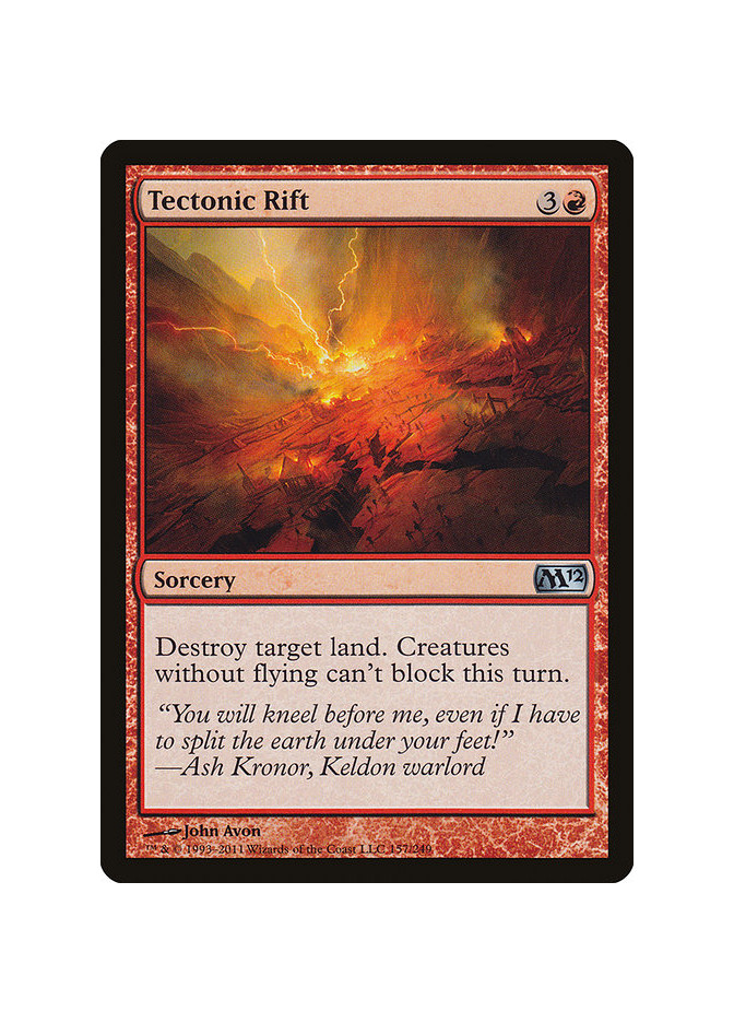 Tectonic Rift - Foil