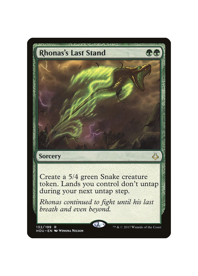 Rhonas's Last Stand - Foil