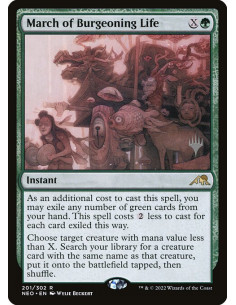 March of Burgeoning Life