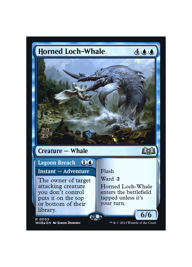 Horned Loch-Whale // Lagoon Breach - Foil