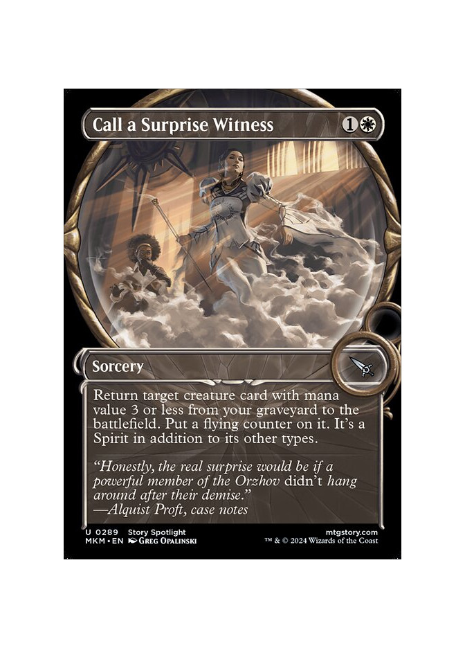 Call a Surprise Witness - Foil