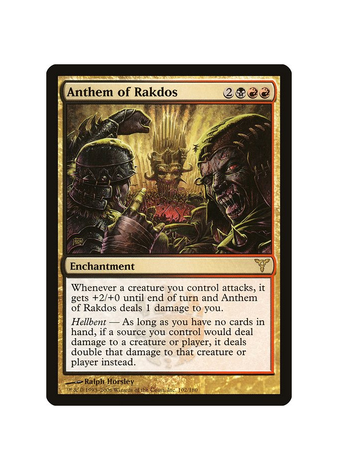 Anthem of Rakdos - Foil