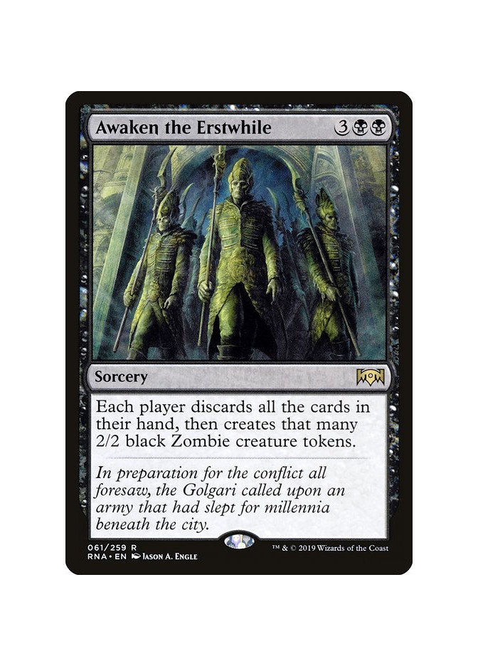 Awaken the Erstwhile - Foil
